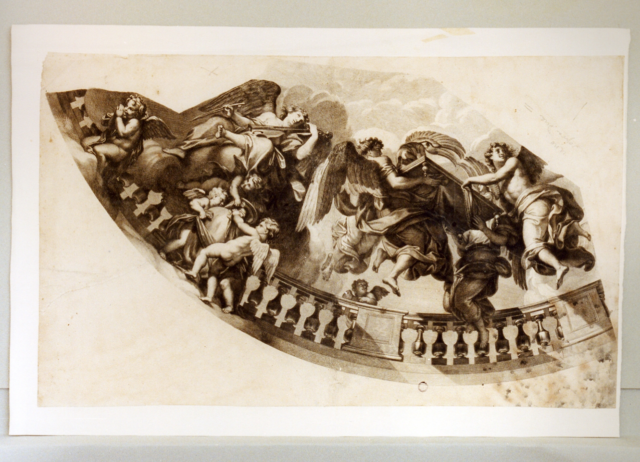 angeli musicanti (stampa) di Kleinschmidt Johann Jacob (sec. XVIII)