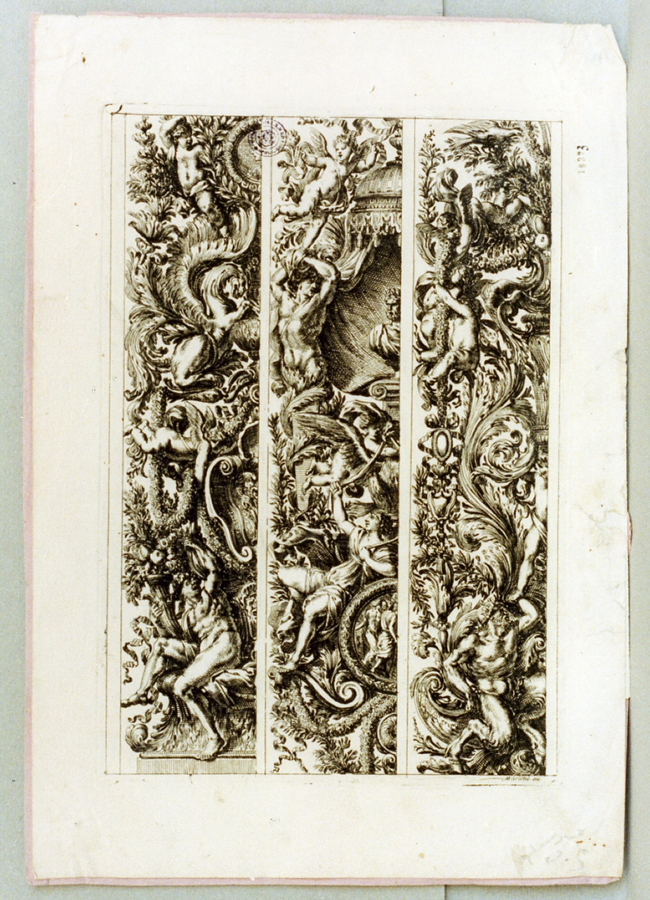 motivi decorativi (stampa) di Lepautre Jean (sec. XVII)