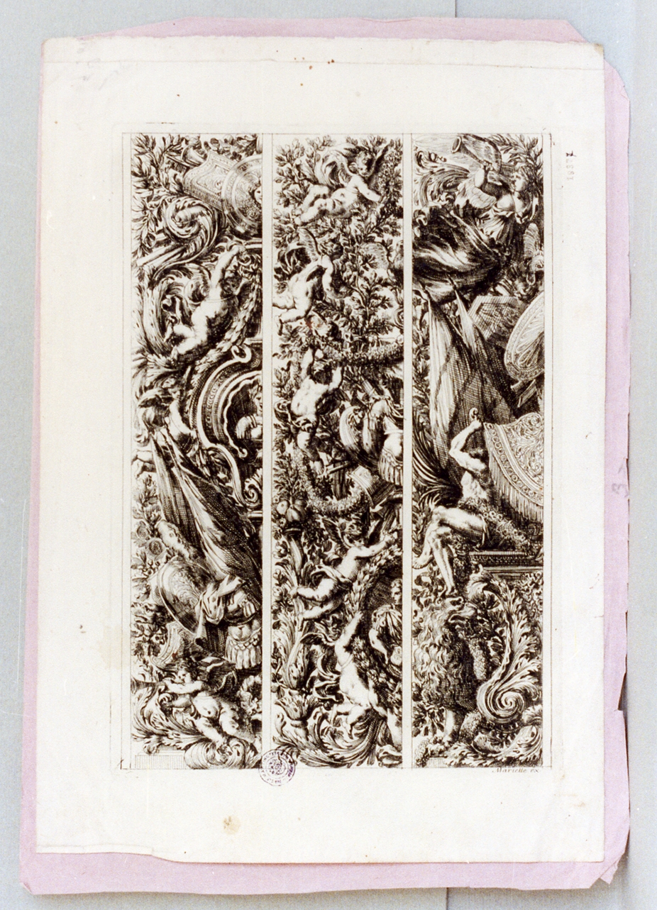 motivi decorativi (stampa) di Lepautre Jean (sec. XVII)