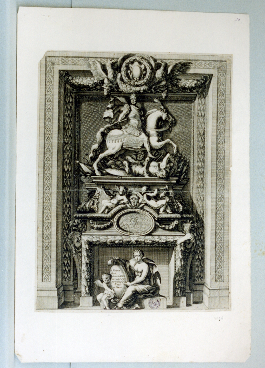 figura maschile (stampa) di Lepautre Jean (sec. XVII)