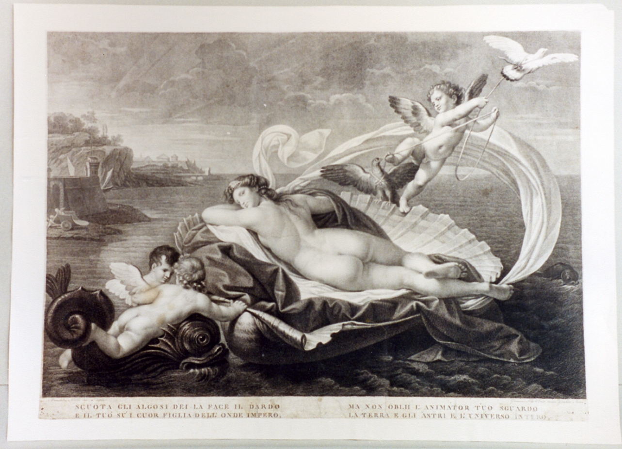 Venere (stampa) di Nocchi Bernardino, Folo Giovanni (secc. XVIII/ XIX)