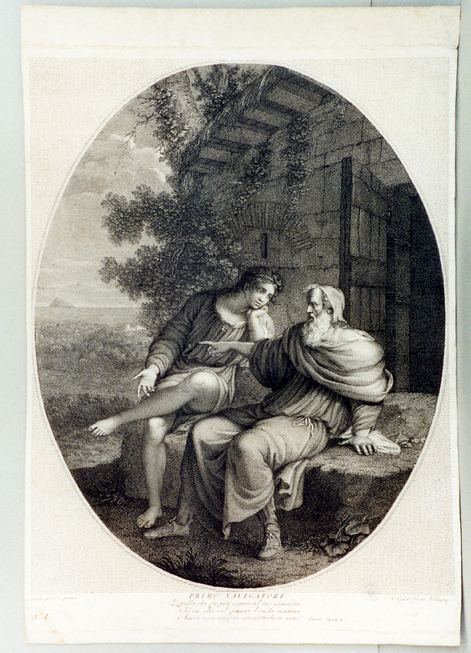 giovani amanti (stampa) di Giani Felice (secc. XVIII/ XIX)