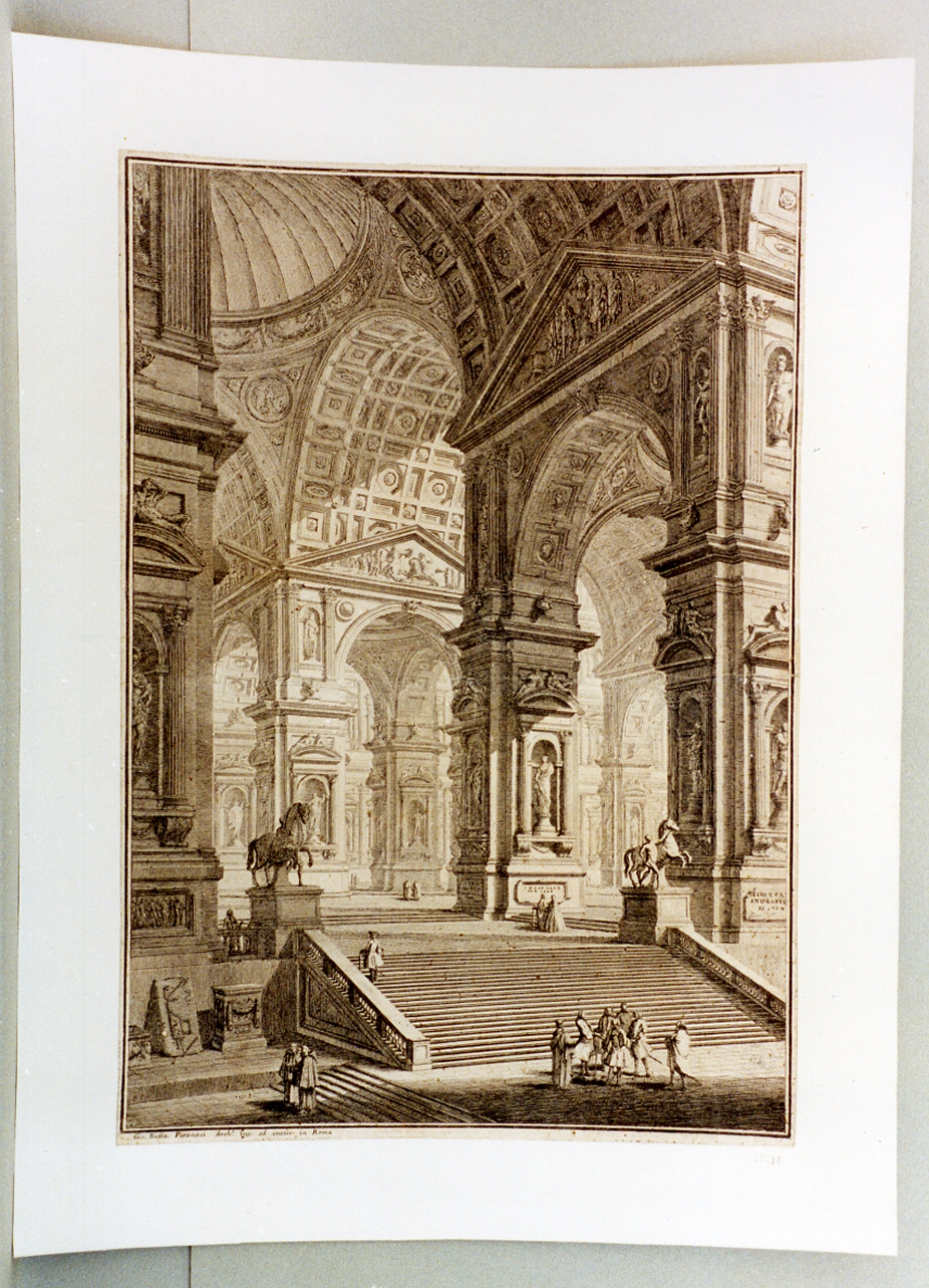 prospettiva scenografica (stampa) di Piranesi Giovanni Battista (sec. XVIII)