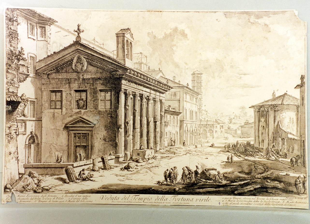 veduta di Roma (stampa) di Piranesi Giovanni Battista (sec. XVIII)