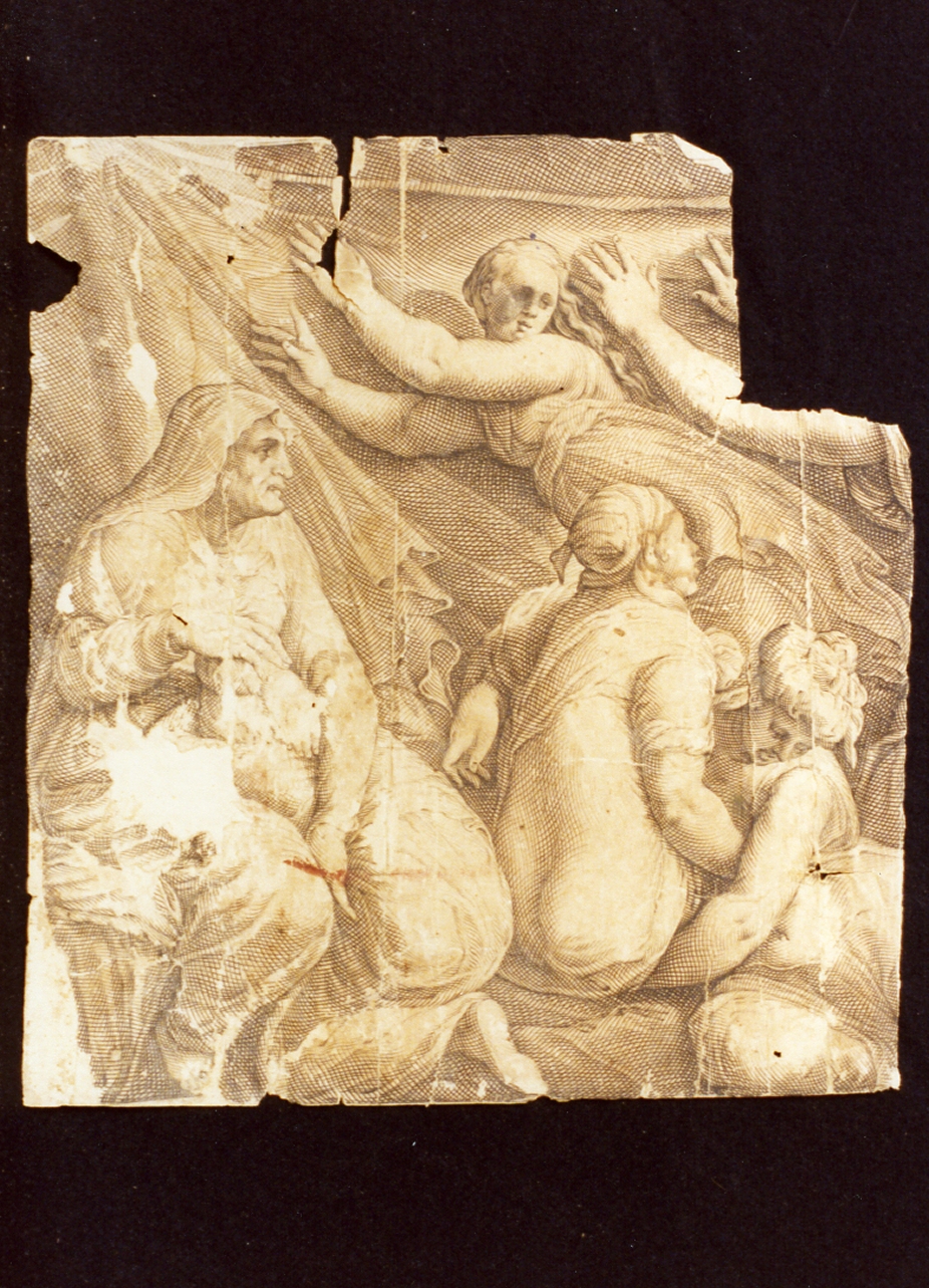 episodio di storia antica (stampa) - ambito italiano (prima metà sec. XVII)