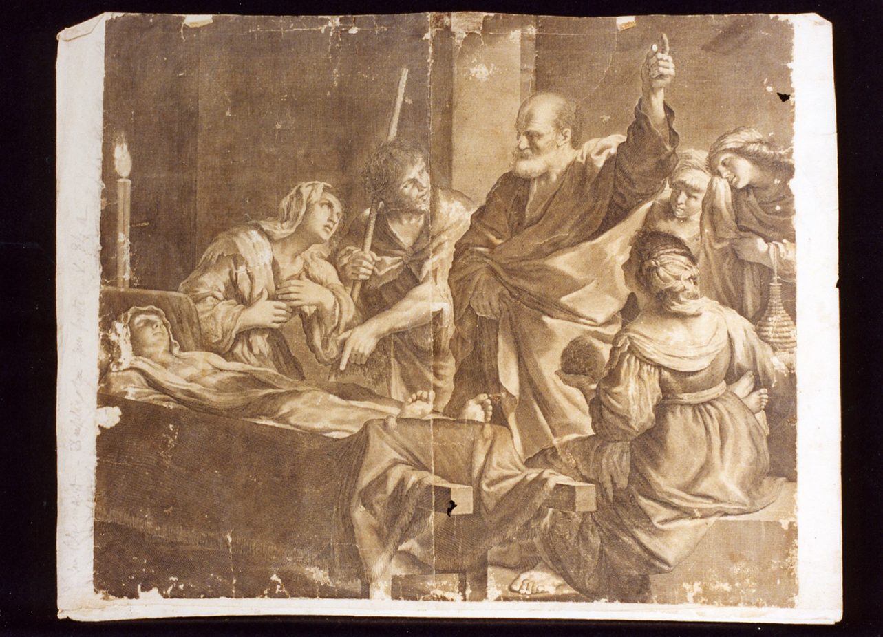 transito della Madonna (stampa) di Bloemaert Cornelis il Giovane (sec. XVII)