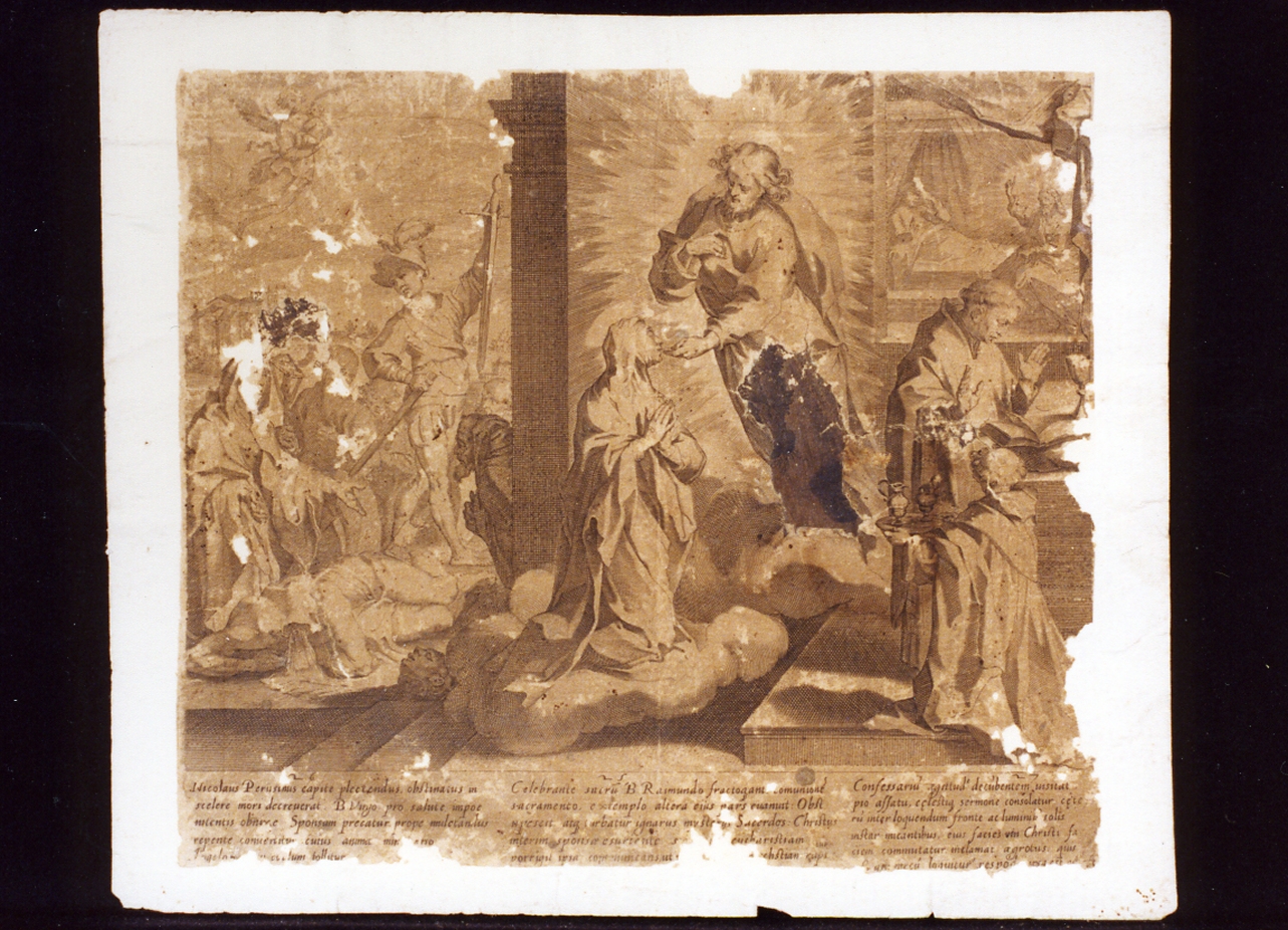 episodi della vita di Santa Caterina (stampa) di Galle Philip (sec. XVII)