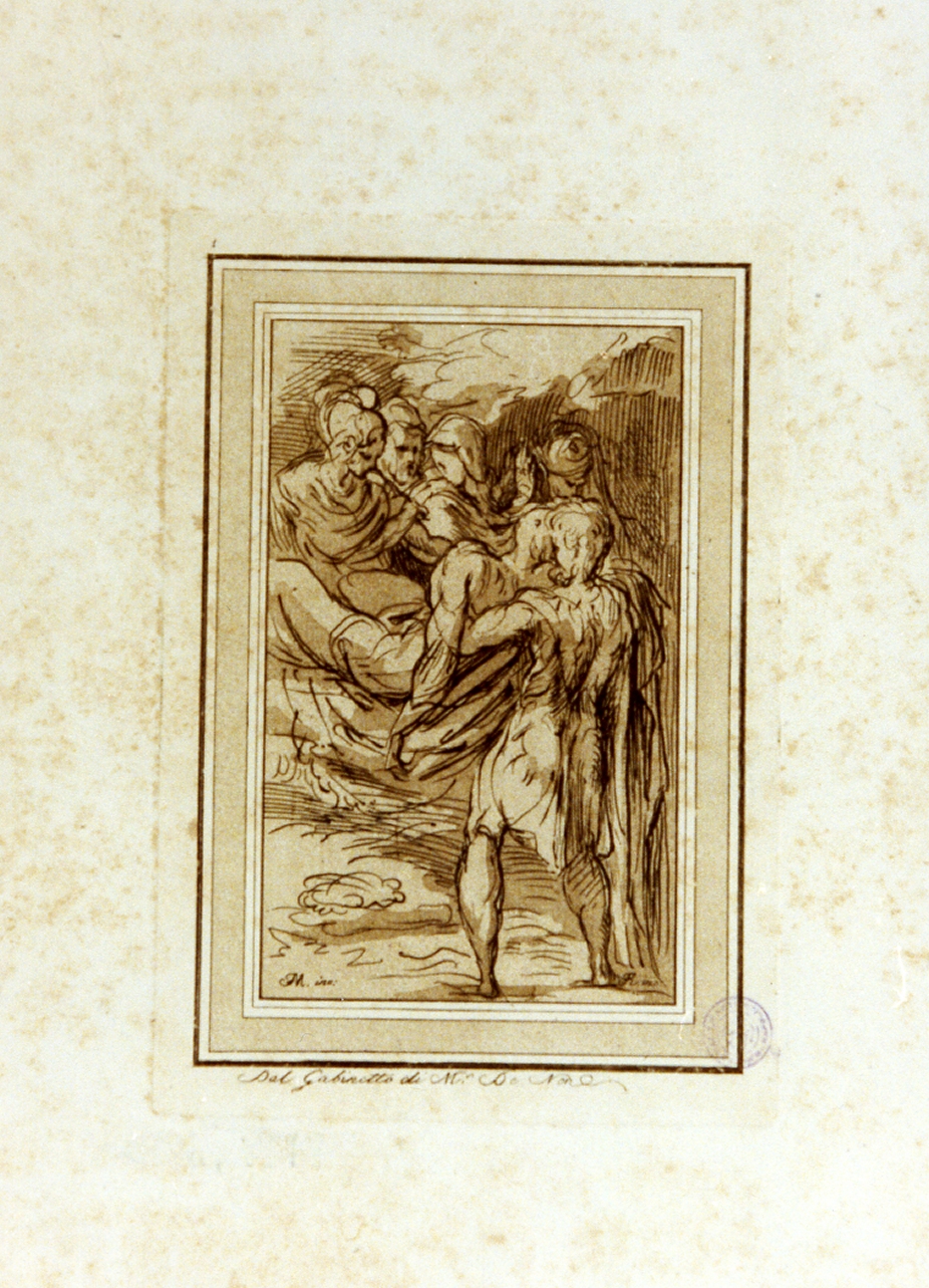 deposizione di Cristo dalla croce (stampa a colori) di Rosaspina Francesco (ultimo quarto sec. XVIII)