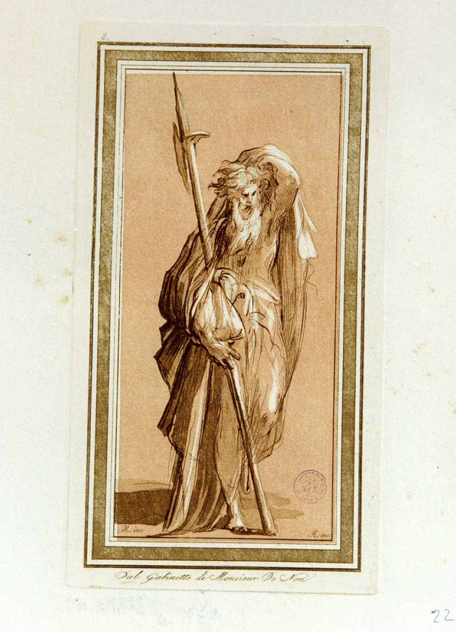 San Giuda Taddeo (stampa a colori) di Rosaspina Francesco (ultimo quarto sec. XVIII)