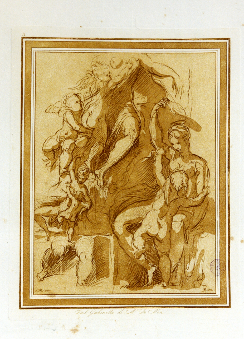 studi di figure (stampa a colori) di Rosaspina Francesco (ultimo quarto sec. XVIII)