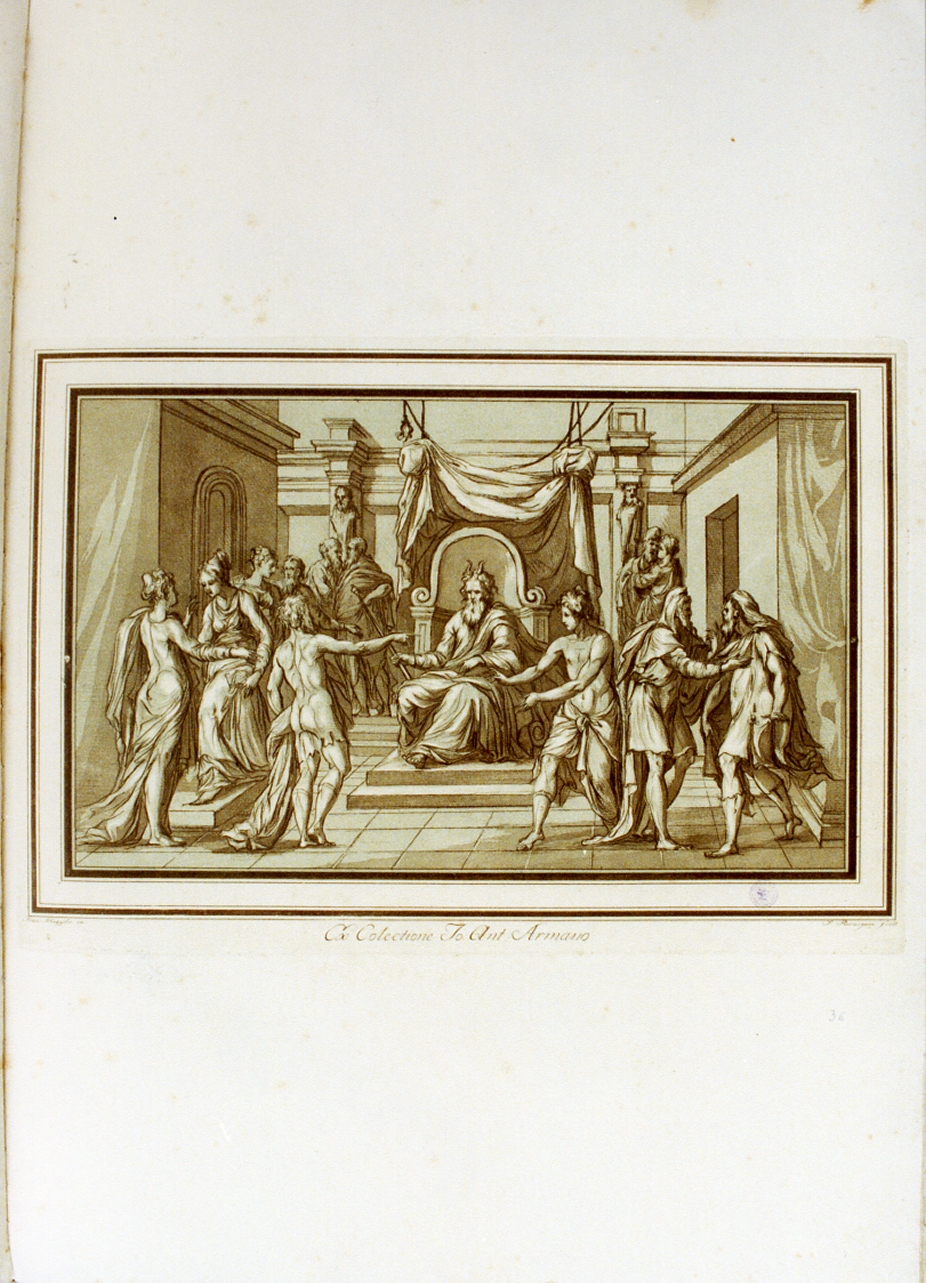 Mosè (stampa a colori) di Rosaspina Francesco (ultimo quarto sec. XVIII)