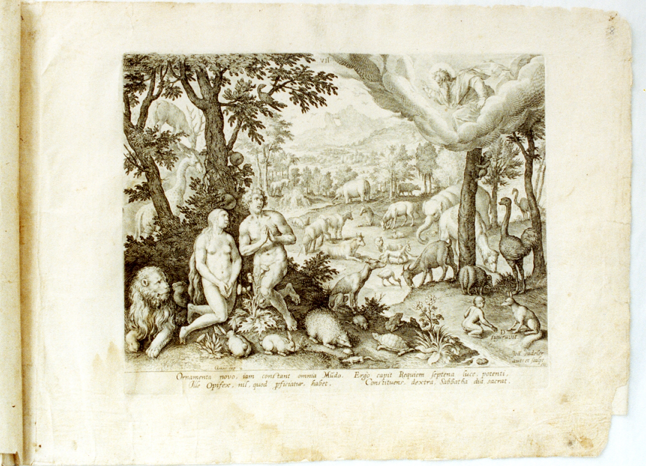 sabato (stampa) di Sadeler Jan il Vecchio (secc. XVI/ XVII)