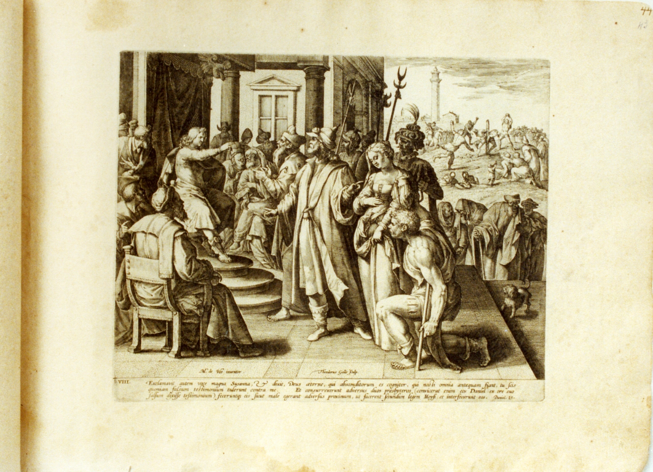 episodi del vecchio testamento (stampa) di Galle Theodor (secc. XVI/ XVII)