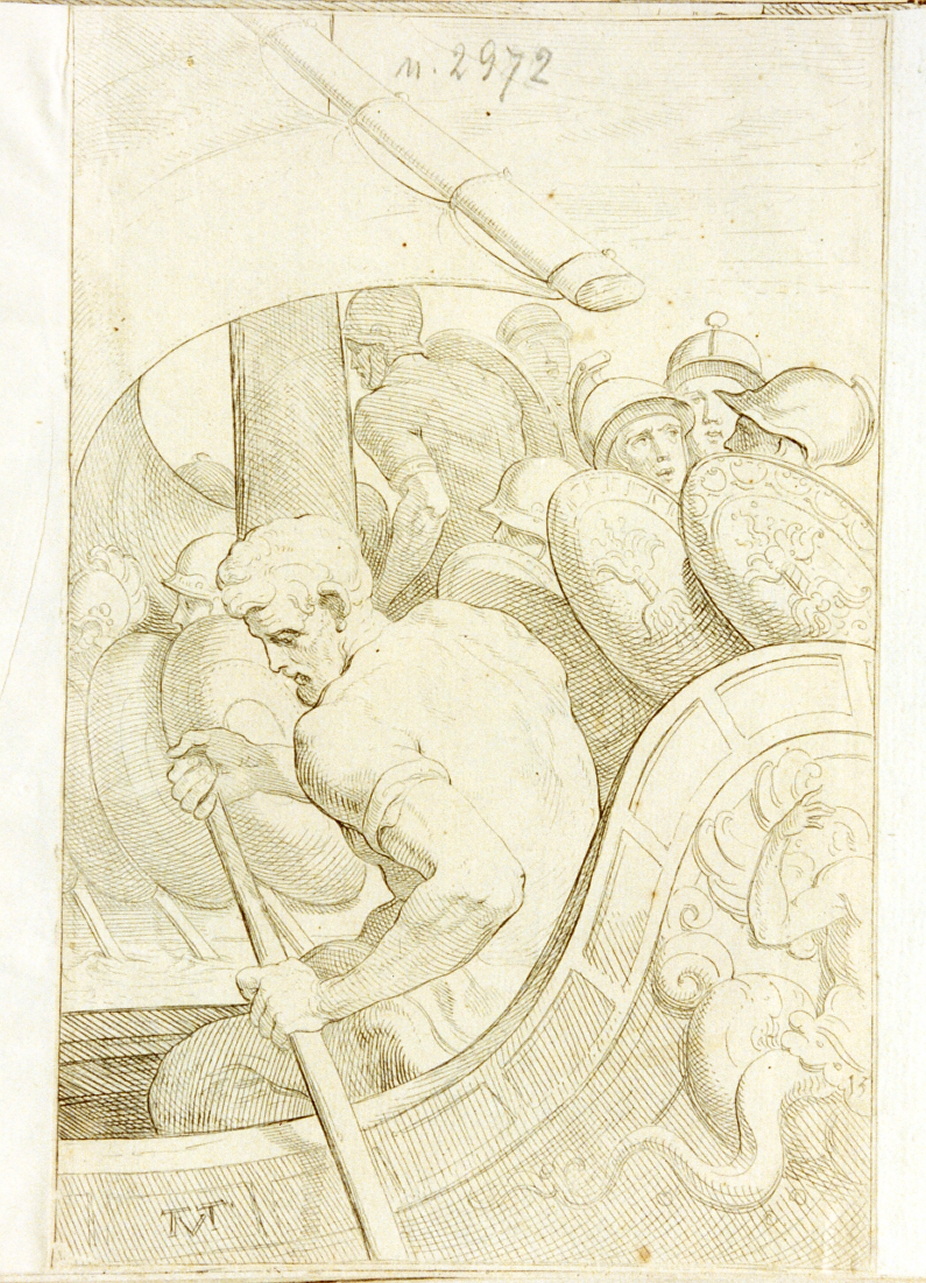 episodio della vita di Ulisse (stampa) di Van Thulden Theodoor (sec. XVII)