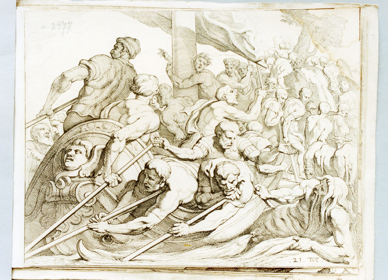 episodio della vita di Ulisse (stampa) di Van Thulden Theodoor (sec. XVII)