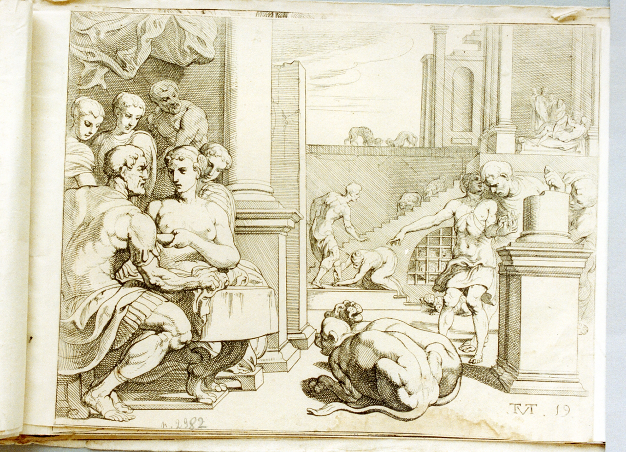 episodio della vita di Ulisse (stampa) di Van Thulden Theodoor (sec. XVII)