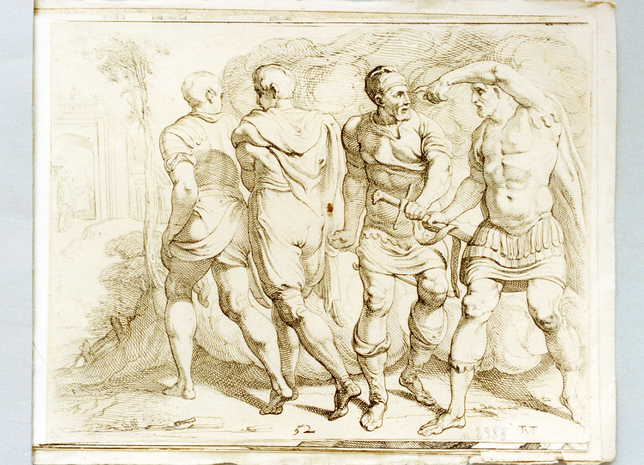 episodio della vita di Ulisse (stampa) di Van Thulden Theodoor (sec. XVII)