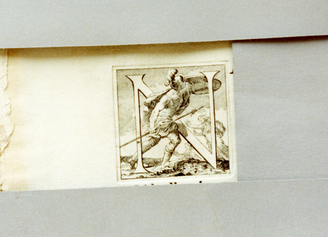 soldato (stampa) - ambito italiano (sec. XVIII)