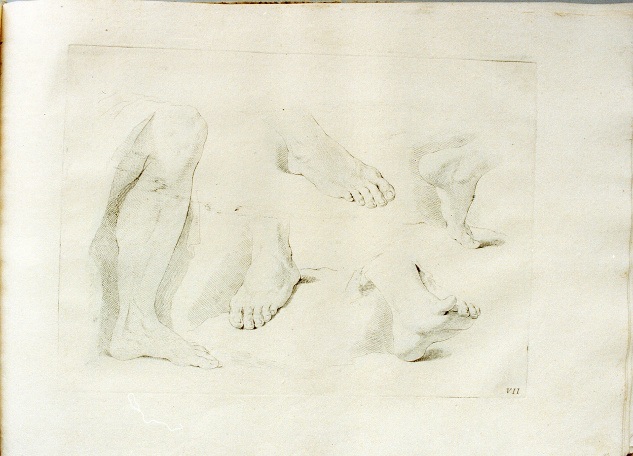 studio di piedi (stampa) di Pitteri Marco Alvise (sec. XVIII)