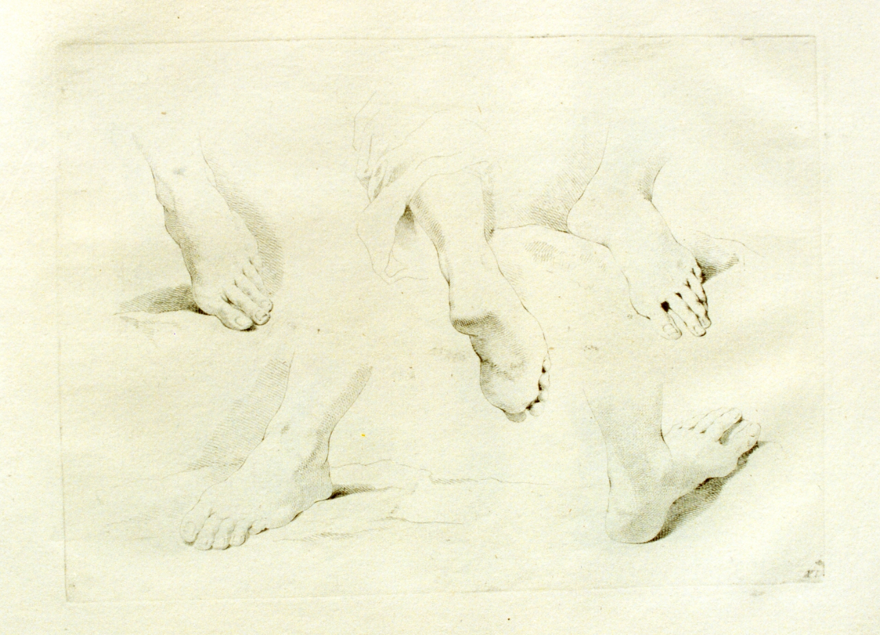 studio di piedi (stampa) di Pitteri Marco Alvise (sec. XVIII)