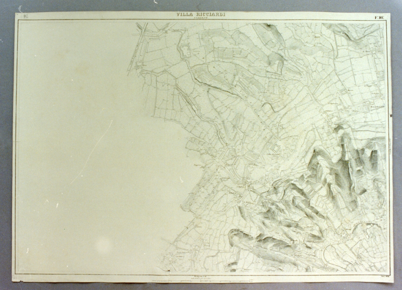 pianta topografica (stampa) - ambito napoletano (sec. XIX)