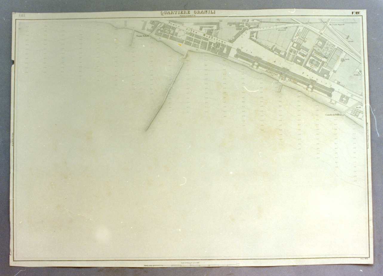 pianta topografica (stampa) - ambito napoletano (sec. XIX)