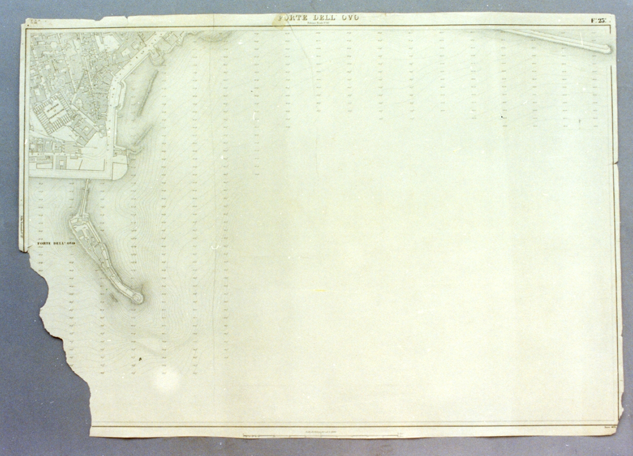 pianta topografica (stampa) - ambito napoletano (sec. XIX)