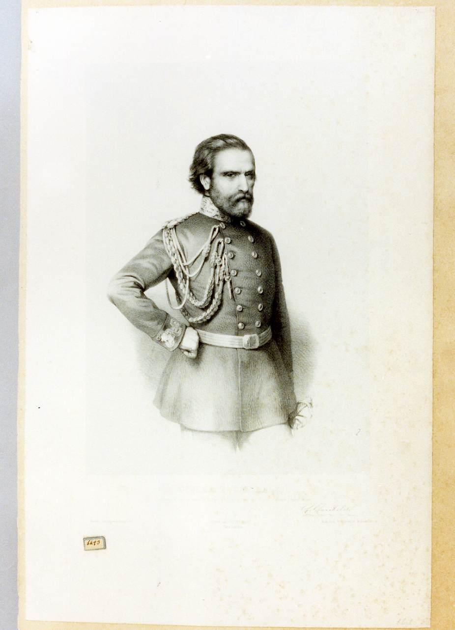 ritratto di Garibaldi (stampa) - ambito napoletano (sec. XIX)