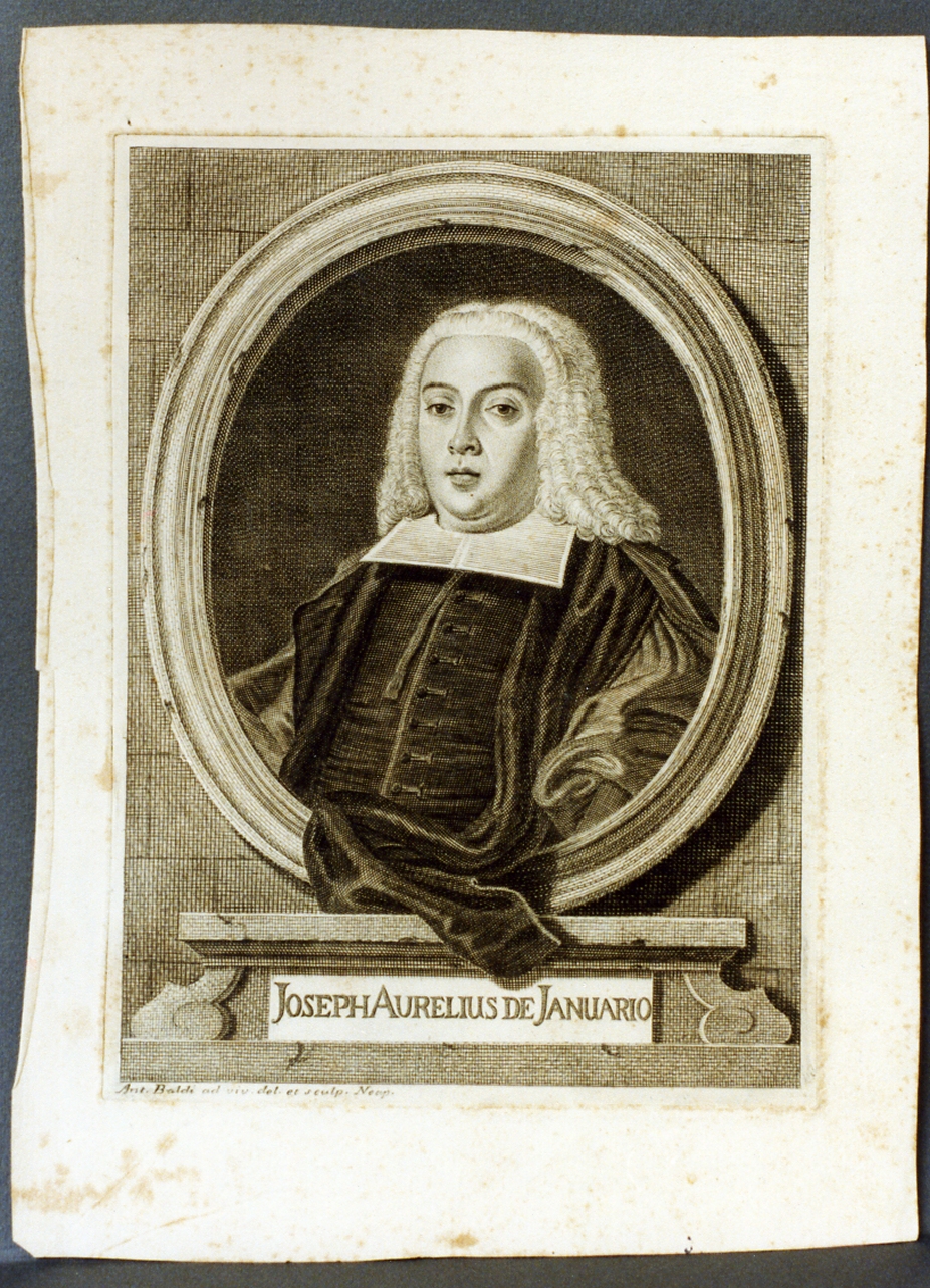 ritratto d'uomo (stampa) di Baldi Antonio (sec. XVIII)