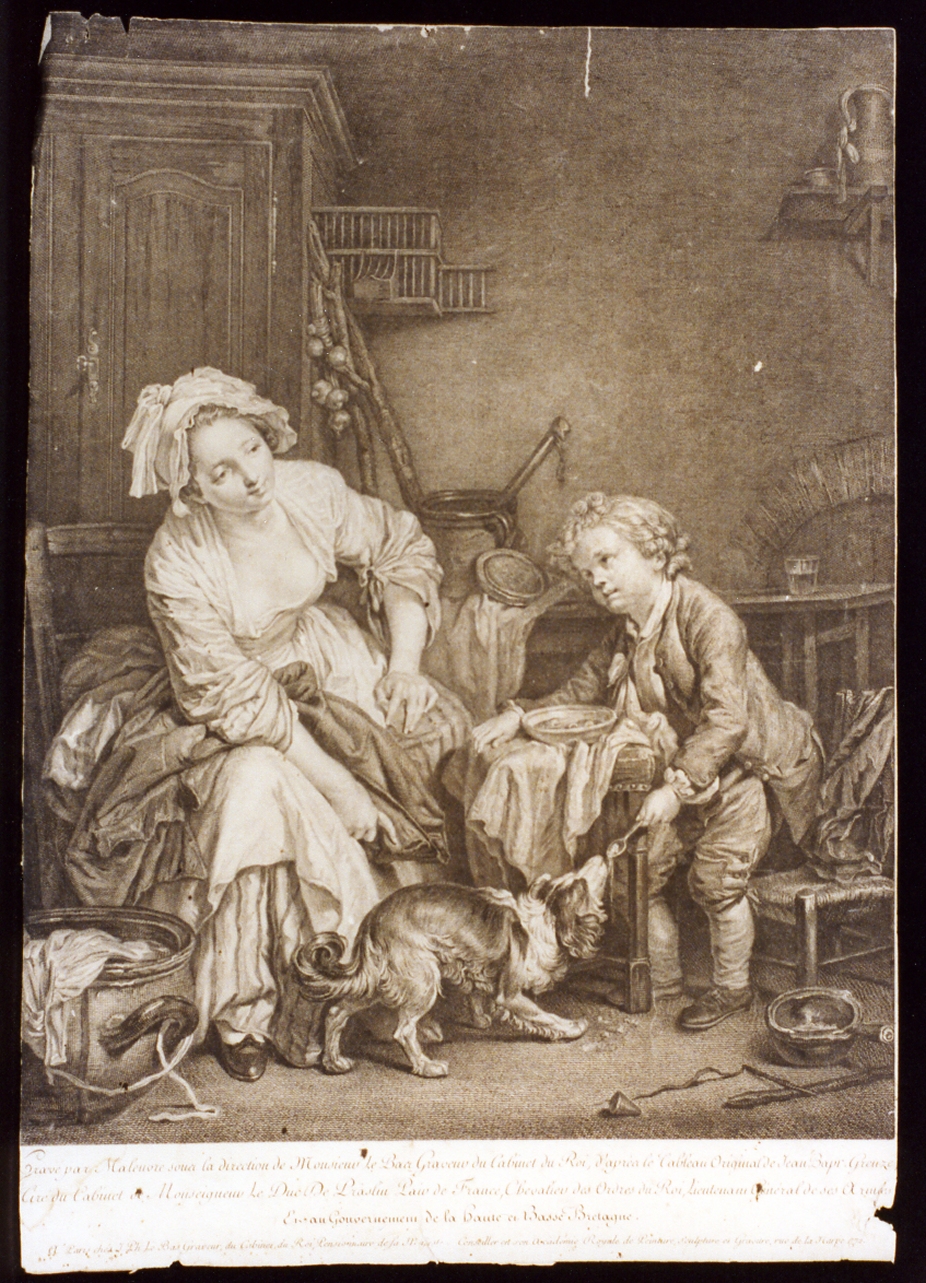 scena di genere (stampa) - ambito italiano (sec. XVIII)