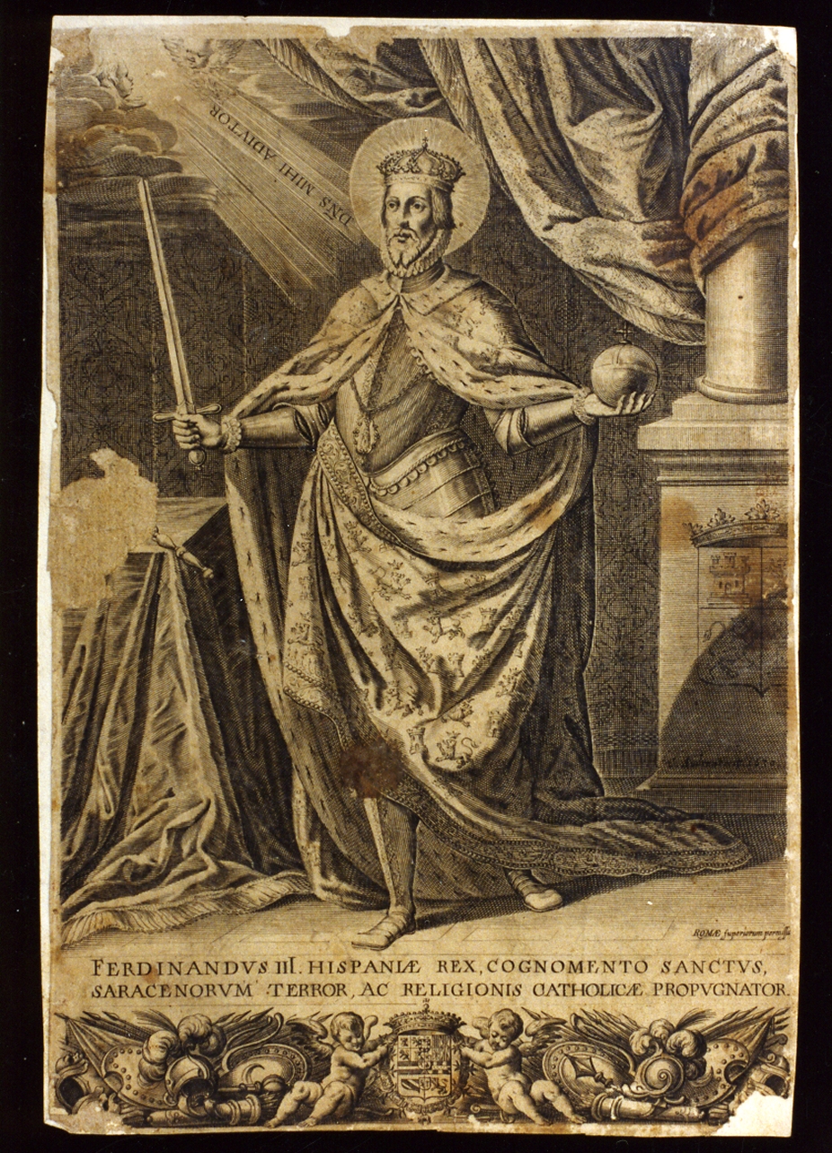 ritratto di re Ferdinando II (stampa) - ambito francese (sec. XVII)
