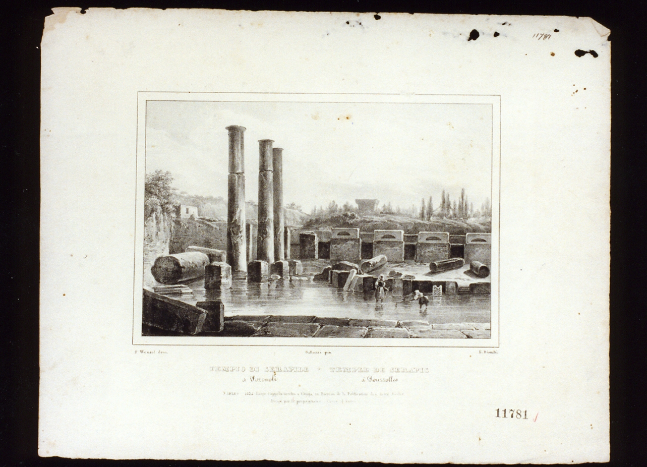 veduta di città (stampa) di Wenzel Francesco, Bianchi Lorenzo (sec. XIX)