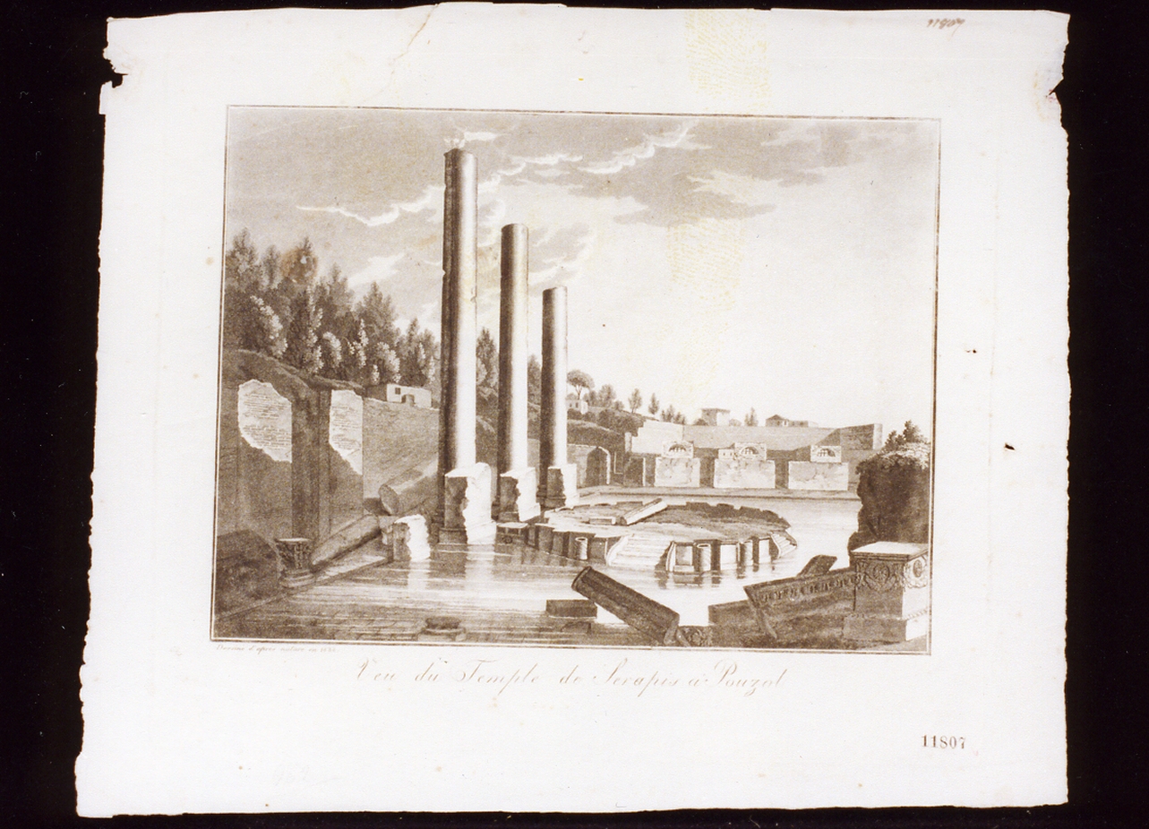 veduta di città (stampa) - ambito francese (sec. XIX)