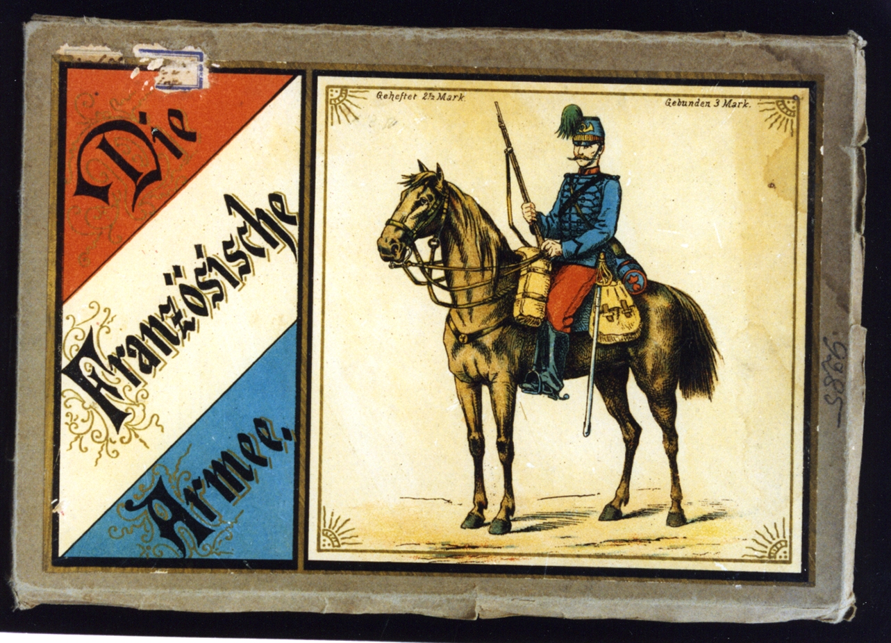 figura maschile (stampa a colori) - ambito tedesco (seconda metà sec. XIX)