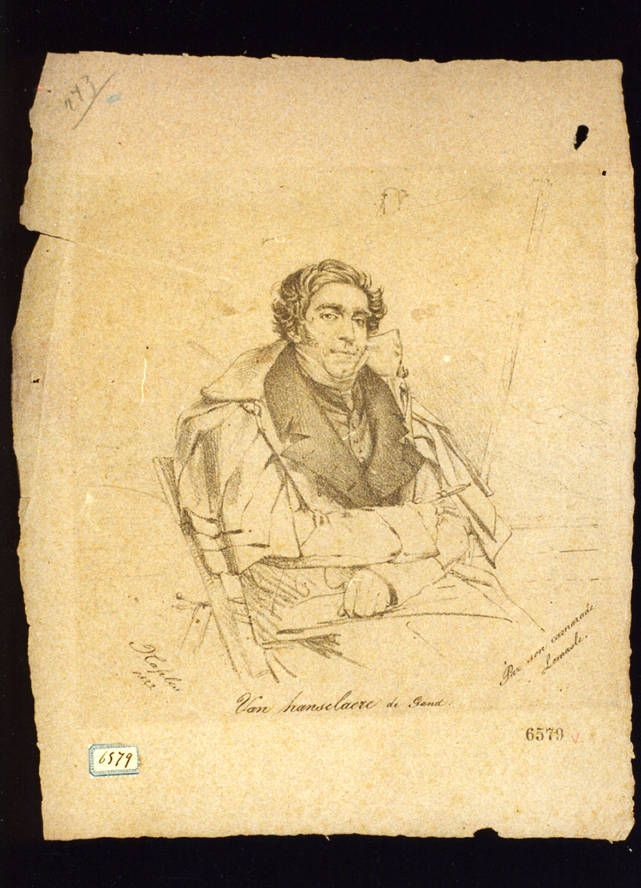 ritratto d'uomo (stampa) di Lemasle Louis Nicolas (sec. XIX)