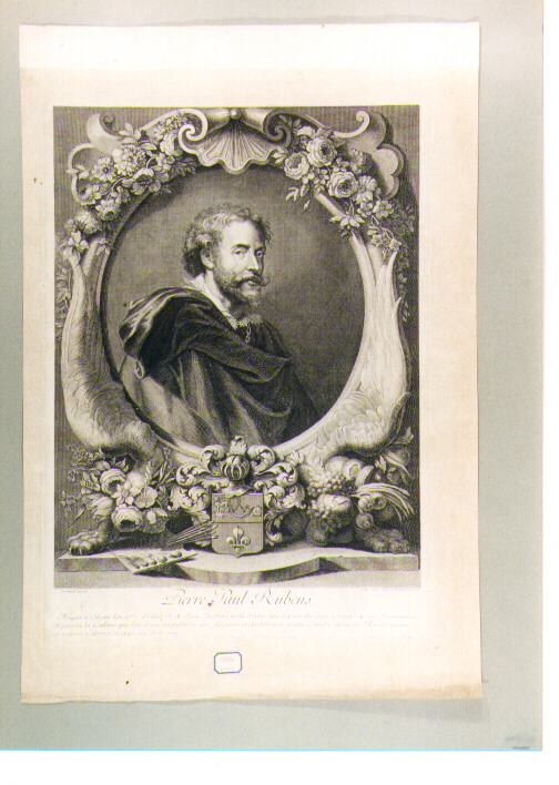 ritratto d'uomo (stampa) di Audran Jean, Nattier Jean Marc, Van Dyck Anton (sec. XVIII)