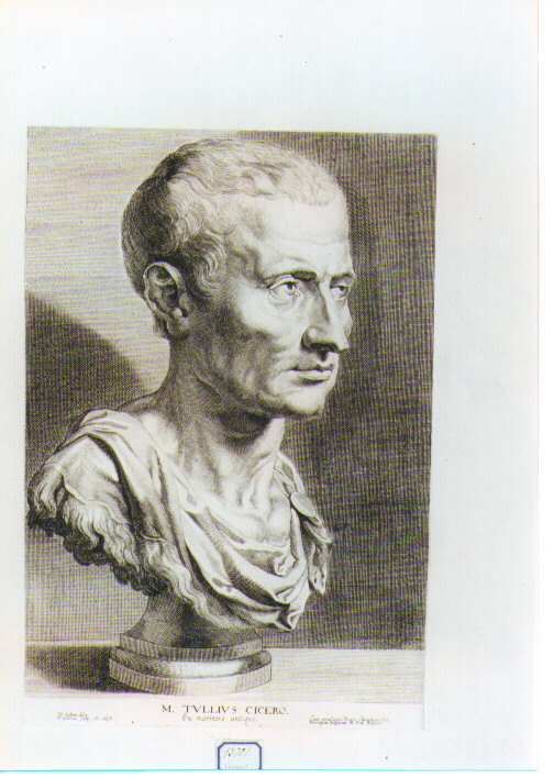 busto ritratto d'uomo (stampa) di Rubens Pieter Paul, Witdoeck Jan (sec. XVII)