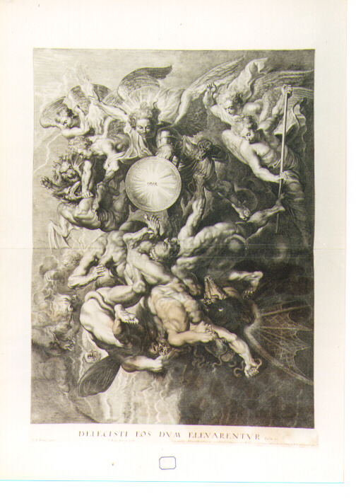 caduta di Lucifero (stampa) di Ragot François, Rubens Pieter Paul (sec. XVII)