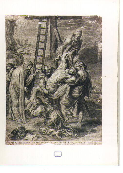 deposizione (stampa) di Rubens Pieter Paul (seconda metà sec. XVII)