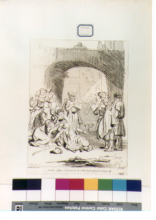 Giuseppe pianto come morto dal padre (stampa) di Van Rijn Rembrandt Harmenszoon, De Caylus Anne Claude Philippe (sec. XVIII)