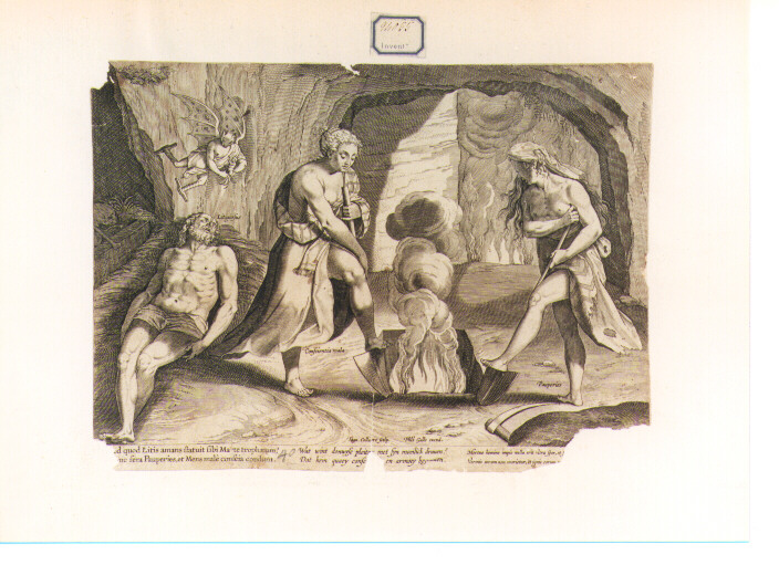 scena allegorica (stampa) di Collaert Hans (secc. XVI/ XVII)