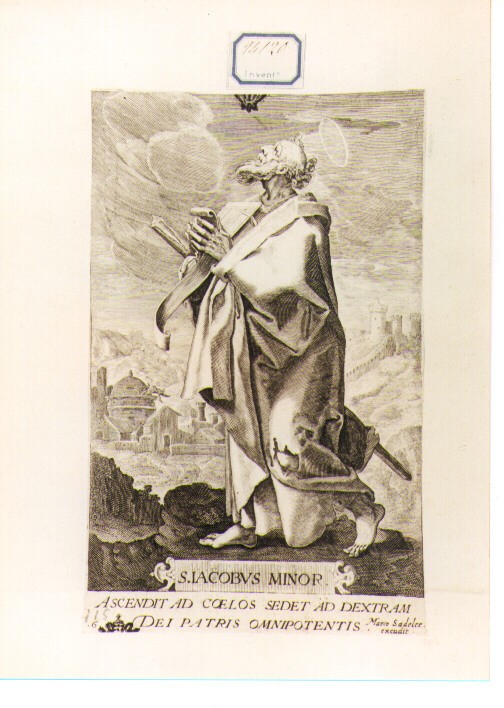 San Giacomo il Minore (stampa) di Van Winghe Jodocus (CERCHIA), Barra Joannes (fine/inizio secc. XVI/ XVII)