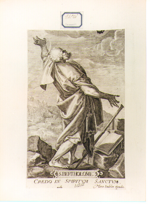 San Bartolomeo (stampa) di Barra Joannes (CERCHIA), Van Winghe Jodocus (CERCHIA) (fine/inizio secc. XVI/ XVII)