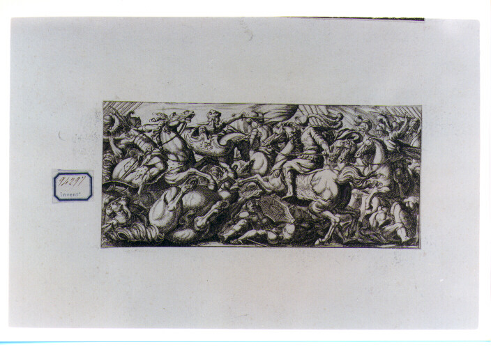 scena di battaglia (stampa) di Tempesta Antonio (sec. XVIII)
