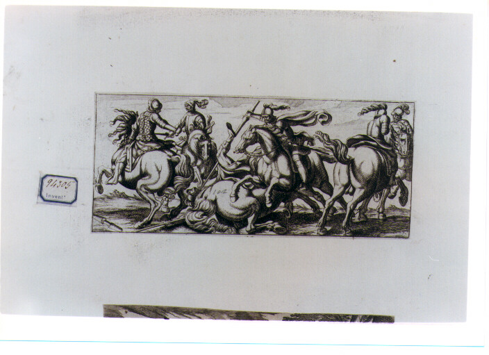 scena di battaglia (stampa) di Tempesta Antonio (sec. XVIII)