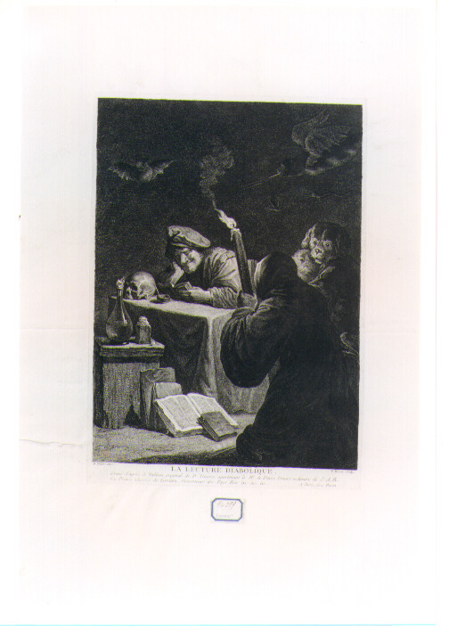 figura maschile di anziano (stampa) di Teniers David il Giovane, Basan Pierre François (sec. XVIII)
