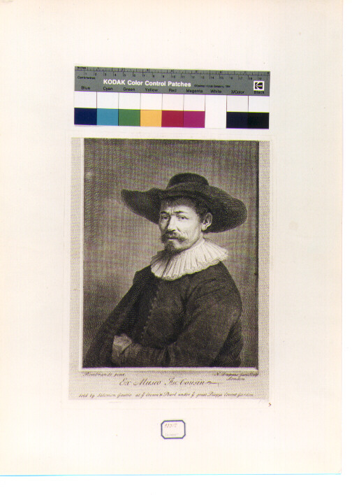 ritratto d'uomo (stampa) di Van Rijn Rembrandt Harmenszoon, Dupuis Nicolas Gabriel (sec. XVIII)