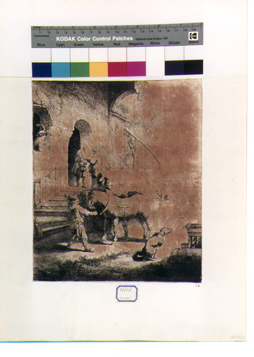 parabola del buon samaritano (stampa) di Van Rijn Rembrandt Harmenszoon (sec. XVII)