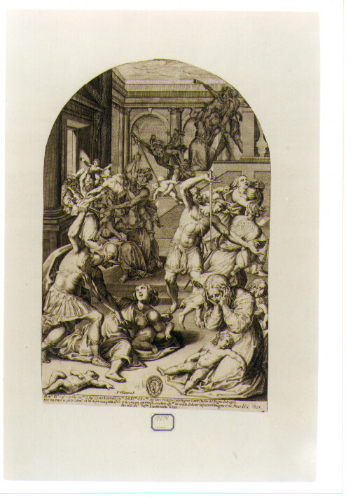 strage degli innocenti (stampa) di Villamena Francesco (sec. XVII)
