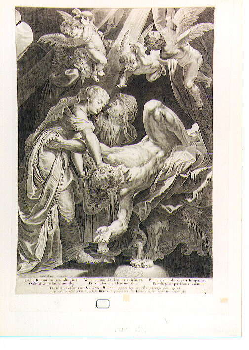 Giuditta decapita Oloferne (stampa) di Galle Cornelis il Vecchio, Rubens Pieter Paul (sec. XVII)
